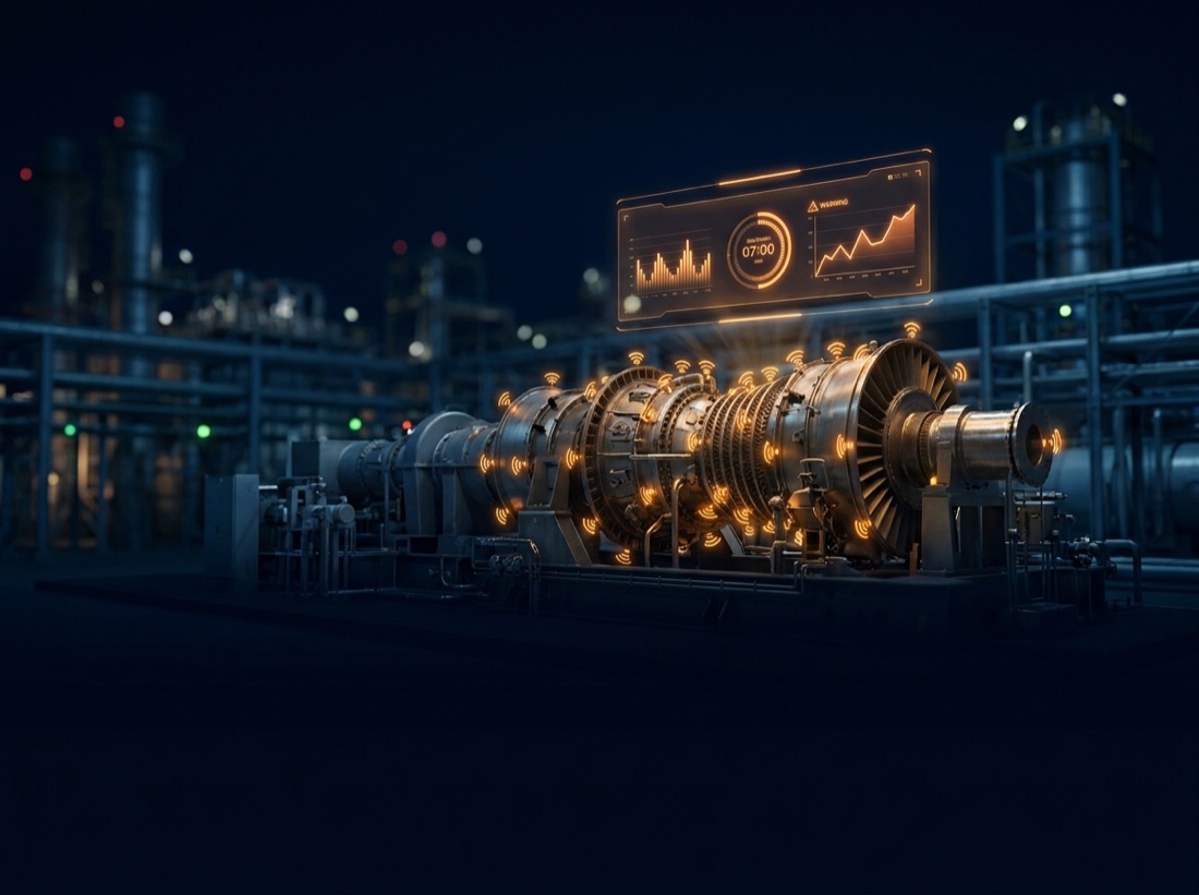 Mantenimiento predictivo con IA sobre una turbina industrial